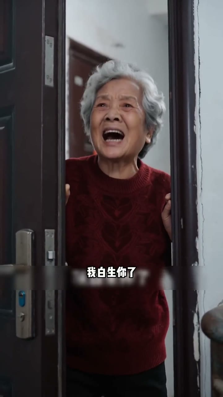 Short-drama frame of a mother angrily confronting her child